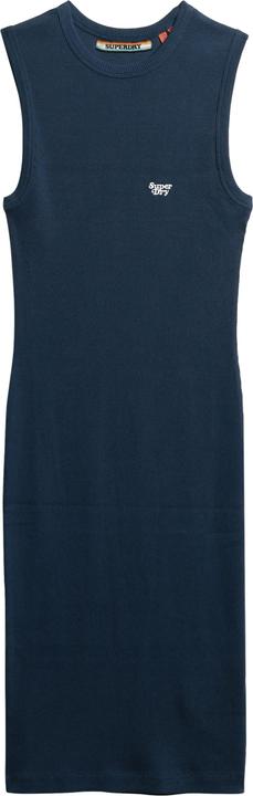 Produktbild Superdry eng anliegendes, halblanges, geripptes kleid, damen (XS)