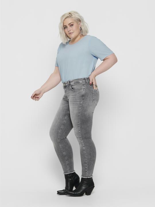 Produktbild Only Curvy Carwilly Reg Ankle Raw Skinny Fit Jeans (W54/L32)