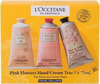 L'Occitane Pink Flowers Hand Cream Trio (225 ml)