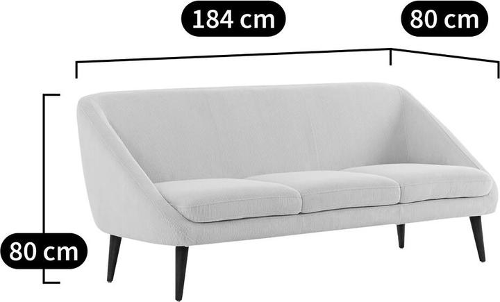 Image du produit La Redoute Interieurs Semeon Velours Cotele (3 places)