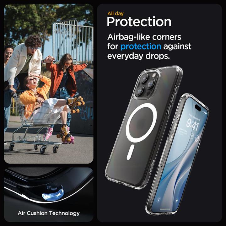 Produktbild Spigen Ultra Hybrid MAG iPhone 15 Pro Max 6,7" Magsafe frost clear ACS06580 (Apple iPhone 15 Pro Max)