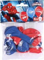 Actual product image Amscan Latex Balloons Spiderman Birthday (10 x)