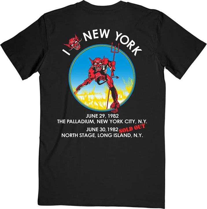 Produktbild Music Brand Erwachsene The Beast In New York Back Print T-shirt (L)