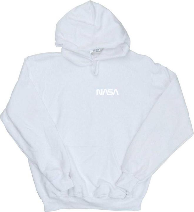 Nasa Modern Logo Chest Kapuzenpullover (S)