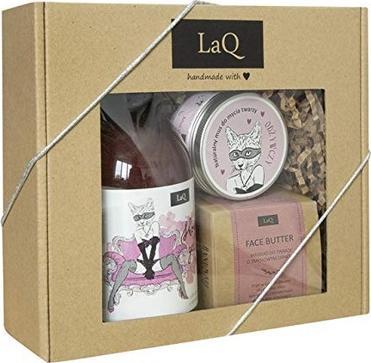 LaQ Zestaw*Kocica żel p/ prysznic 500ml + mus+masł (Haarpflege set)