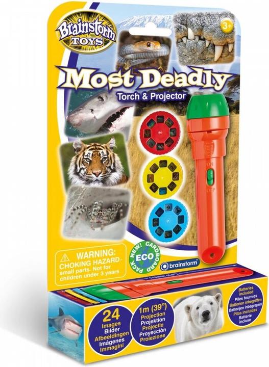 Produktbild Brainstorm Torch and projector - Animals