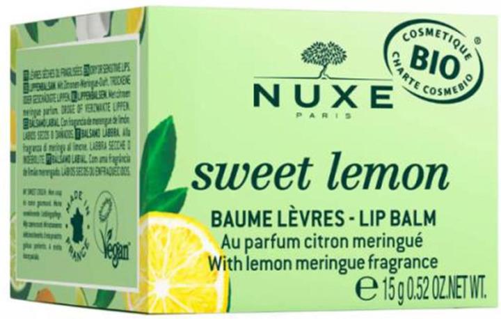 Actual product image Nuxe Sweet Lemon Baume Lèvres 15 ml (Balm, 15 ml)