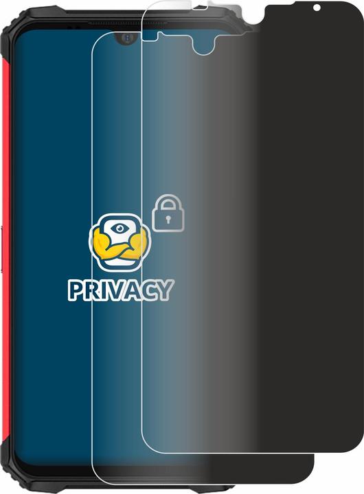 Actual product image BROTECT Anti-spy privacy film Blue light protection film (2 Piece, Ulefone Armor 8 Pro)