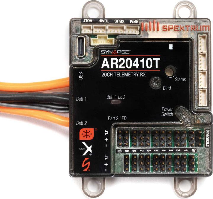 AR20410T 20-Kanal PowerSafe Telemetrie Empfänger