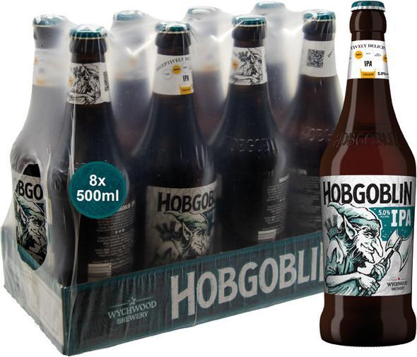 Actual product image Wychwood Brewery Hobgoblin IPA 8x50cl (8 x 50 cl)