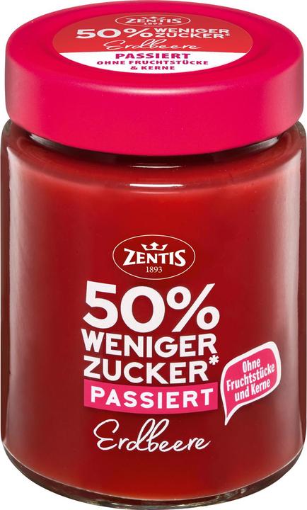 Produktbild Zentis Glas Erdbeeren Konfitüre passiert 195 g (195 g)