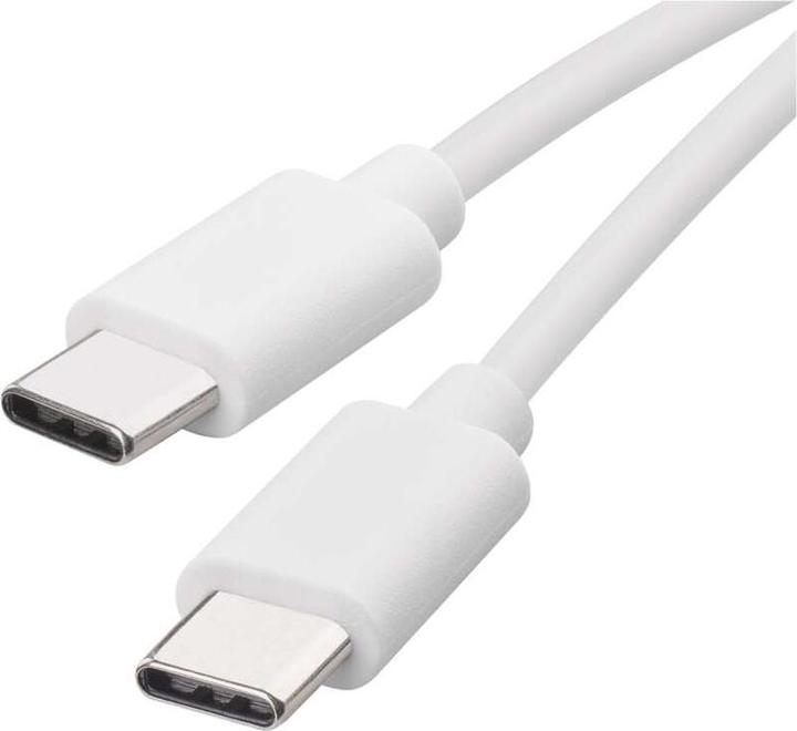 Produktbild Emos USB Kabel 2.0 C Stecker - USB 2.0 C Stecker 1m, weiss (1 m, USB 2.0, 60 W)