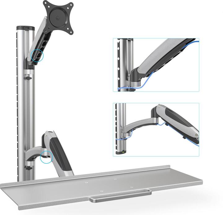 Produktbild Digitus Flexibler Arbeitsplatz,Wandm. (Wand, 27")