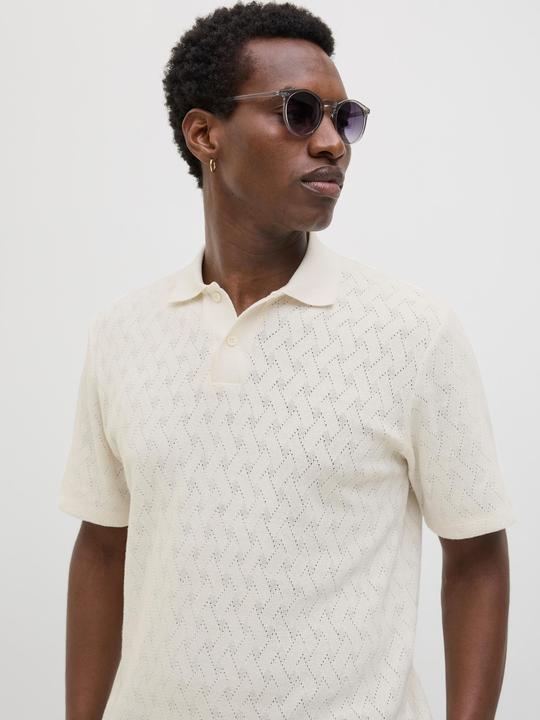 Actual product image Jack & Jones Jprblatrent Jacquard Polo Sn (L)