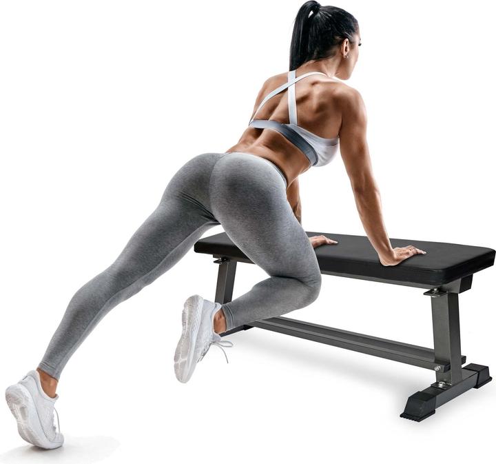 Immagine prodotto Wiltec Panca piana Panca pesi con ripiano Panca inclinata Panca fitness Trainer addominali 300kg