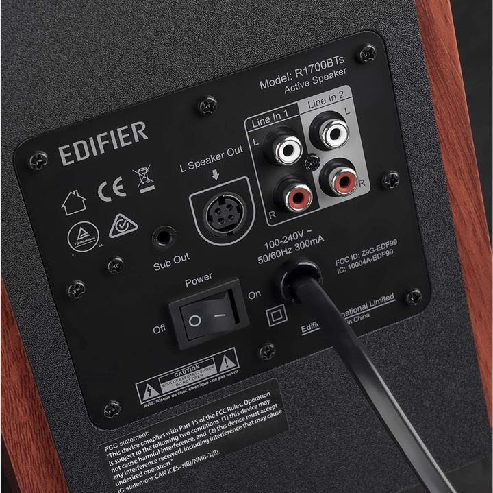 Actual product image Edifier R1700BTs (1 pair, 33 W)