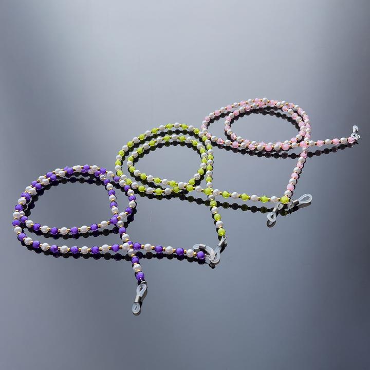 Produktbild Hurtel Kette für Sonnenbrille Perlen Anhänger grün
