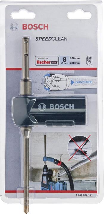 Produktbild Bosch Professional Zubehör Saugbohrer SDS plus-9 Speed Clean, 8 x 100 x 230 mm (8 Millimeter)