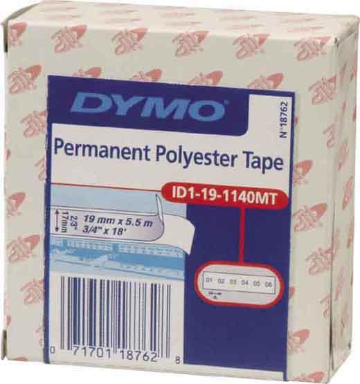 Actual product image Dymo Writing tape 19mm (1.90 cm, Silver)