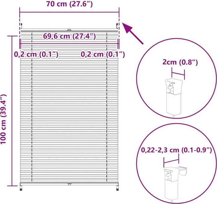 Image du produit VidaXL Rollo (70 x 100 cm)