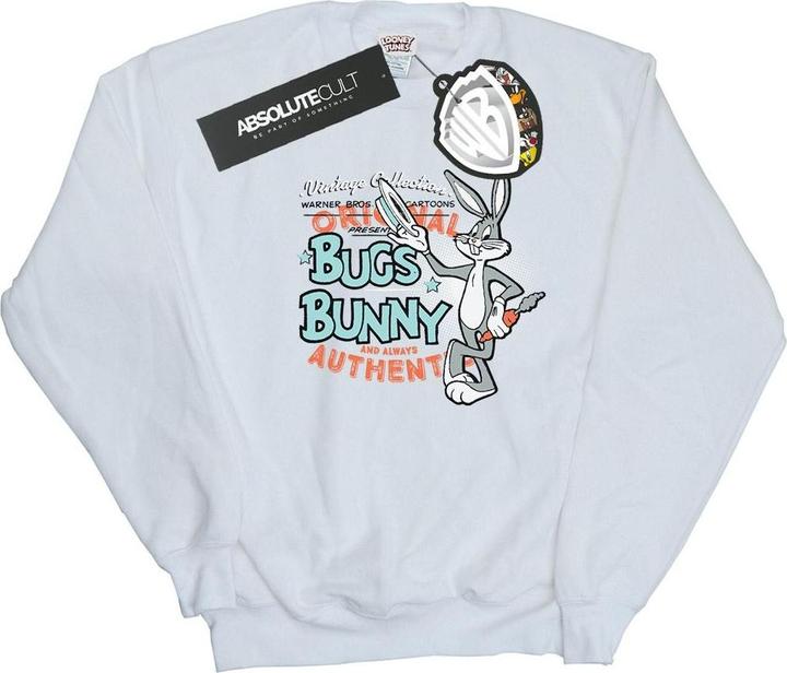Looney Tunes Vintage Bugs Bunny Sweatshirt Jungen