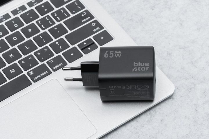 Produktbild Cable Blue Star BLUE STAR travel charger GaN 4A 65W 2 x Type C + USB A PD QC4.0 VT-43 black (65 W)