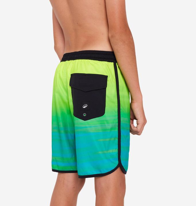 Image du produit Olaian Boardshort surf Garçon - 500 Offshore vert et bleu (8, 9, 10)