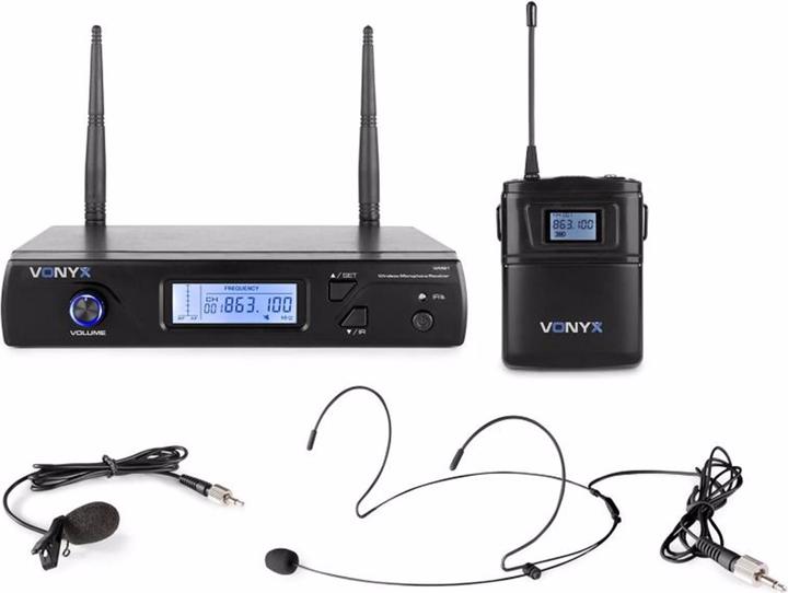 Actual product image Vonyx Wireless microphone WM61B