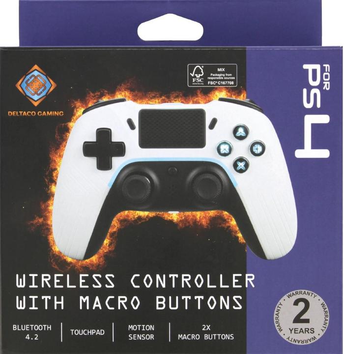 Produktbild Deltaco Gaming Wireless PS4 & PC Controller (Android, PS4, PC)