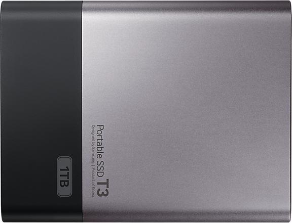 Actual product image Samsung Portable SSD T3 (1000 GB)