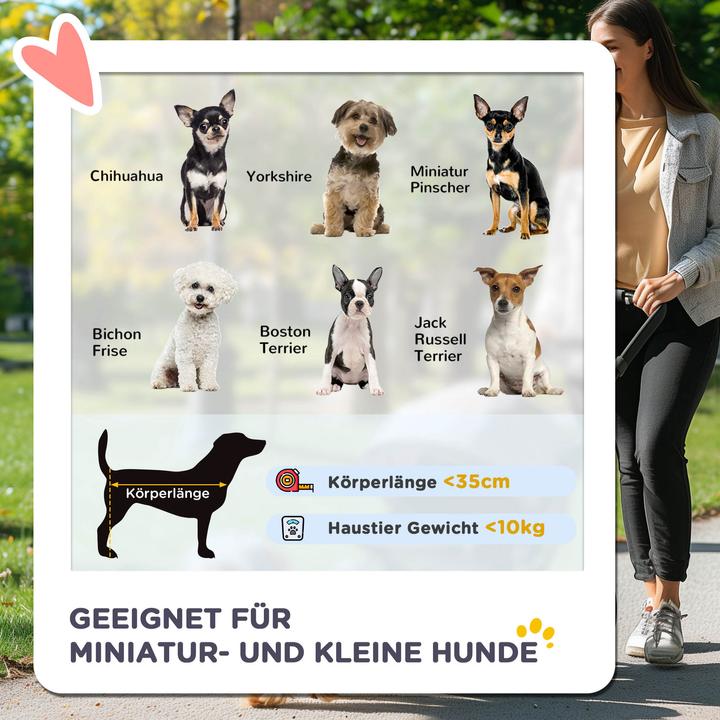 Produktbild PawHut Hundewagen mit Gitternetz (Hund, Faltbar)