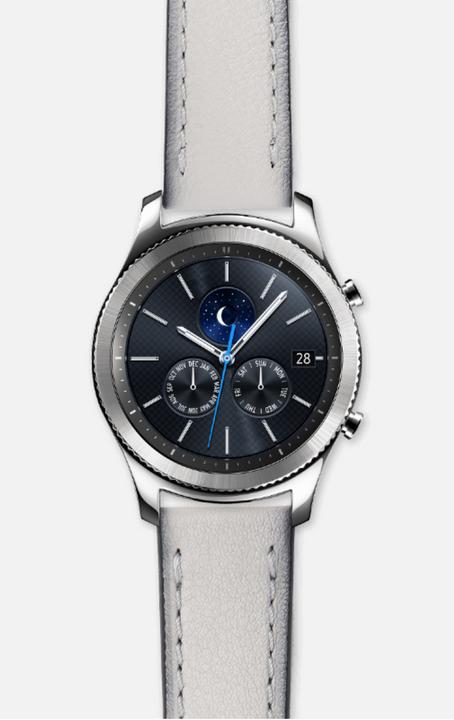 Image du produit Strap Studio Cuir gris classique (22 mm, Cuir)