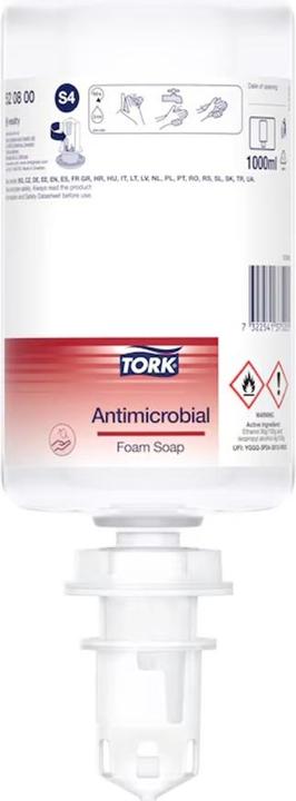 Actual product image Tork Premium foam soap for hand decontamination (Liquid soap, 1000 ml)