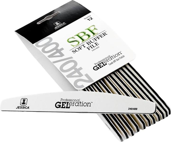 Actual product image Jessica Cosmetics Geleration Soft Buffer File 240/400