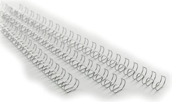 Actual product image GBC Binding wire, 12 mm, 21 rings, silver