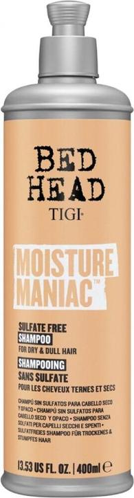 Actual product image Tigi Shampoo for dry and dull hair Bed Head Moisture Maniac (Sulfate Free Shampoo) - Volume: 400 (400 ml, Liquid shampoo)