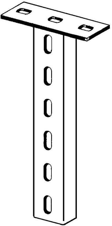 Image du produit Niedax NIE HUF 50/800 E3 Manche de suspension Profilé en U 50x22x800mm Acier inoxydable