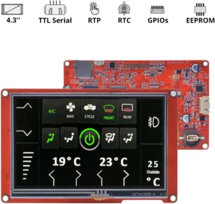 Image du produit Sonoff Nextion Intelligent 4.3 pouces 480x272 TFT écran tactile