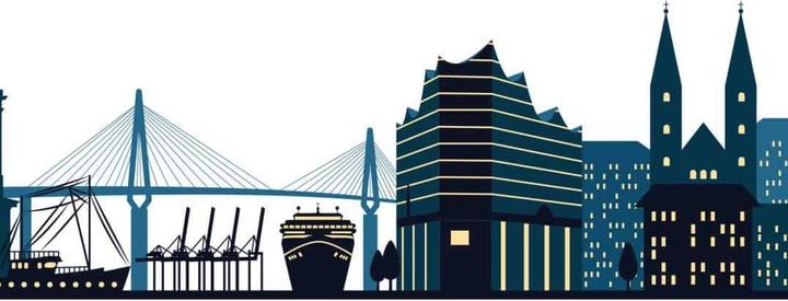 Produktbild Trenddeko Skyline Mein Hamburg 02 (180 x 43 cm)