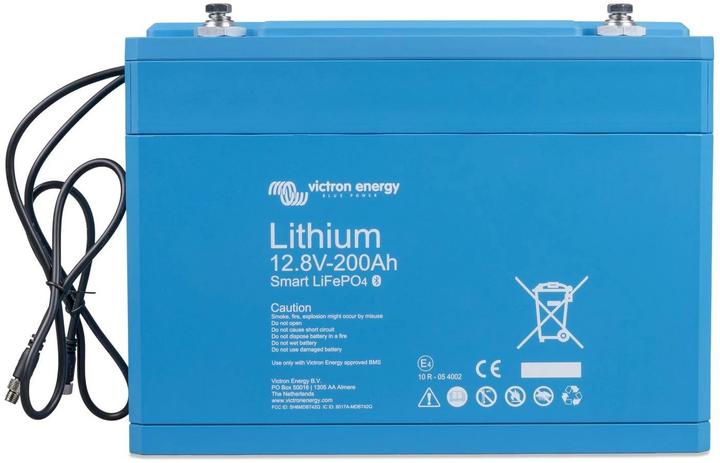 Immagine prodotto Victron Energy Batteria LiFePO4 12,8V/200Ah - Intelligente (12.80 V, 200 Ah)