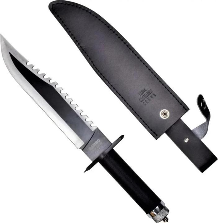 Produktbild Nóż Rambo II Cinema Classic 400 mm z pochwa skórzan (25 cm)