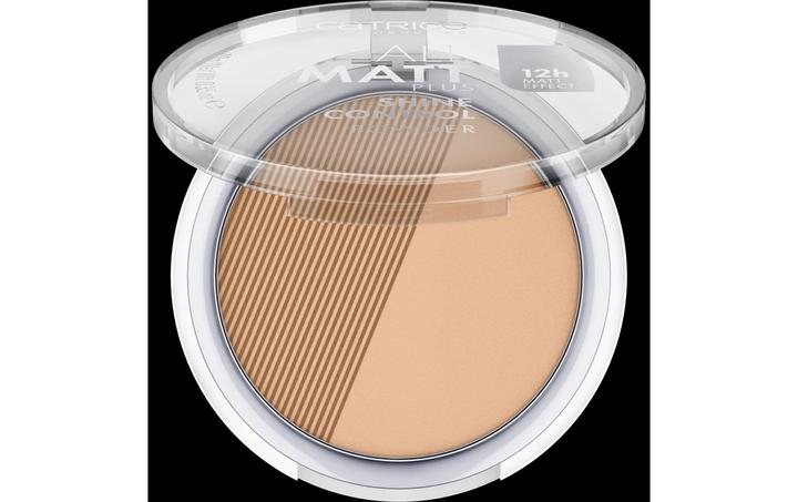 Actual product image Catrice Powder All Matt Plus Shine Control 028 Honey Beige (028 Honey Beige)