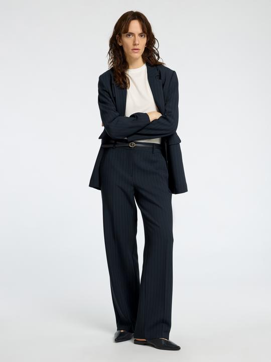 Produktbild Selected Femme Nadelstreifen Hose mit weitem Bein (42)