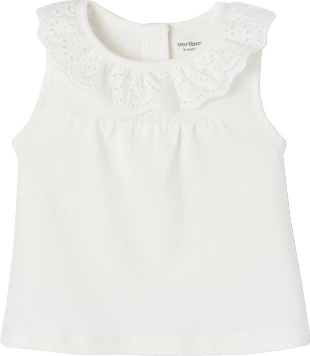 Actual product image Vertbaudet Festliches Mädchen Baby Top mit besticktem Volantkragen (98)
