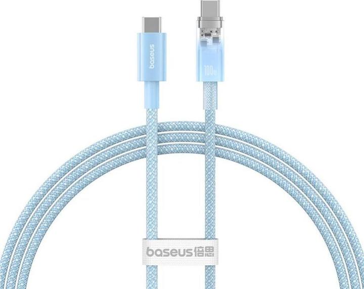 Produktbild Baseus Cable cabel Type C to Type C PD 6A 100W Explorer P10319703311-00 / CB000043 1 m blue (1 m, 100 W)