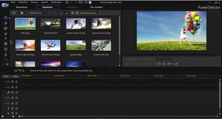 Produktbild CyberLink PowerDirector 18 Ultra (1 User, unbegrenzt)