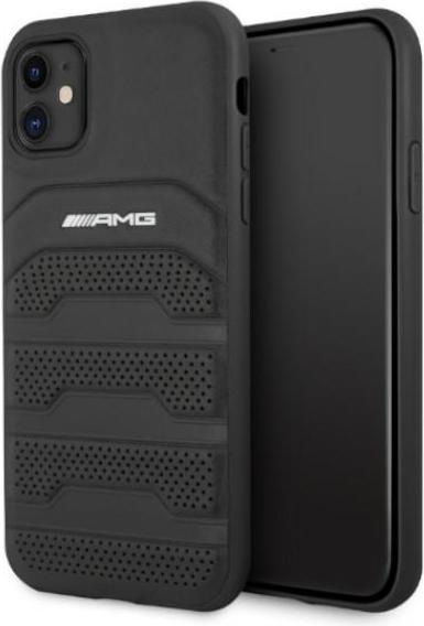 Produktbild Mercedes-Benz Hard Cover Debossed Black, für iPhone 11, AMHCN61GSEBK (Apple iPhone 11, Apple iPhone XR)