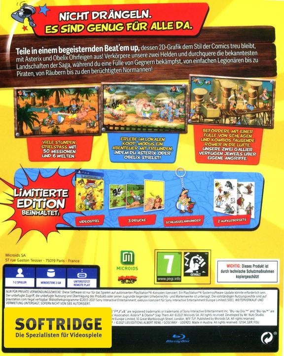 Image du produit astragon Astérix Obélix : Slap Them All! Édition limitée (PS4, DE)