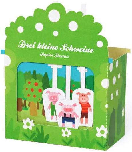 Actual product image Pukaca Paper theatre. 3 little pigs (German)