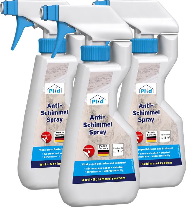 Produktbild Plid Anti-Schimmelspray 1,5L für ca. 3m² / Schimmelentferner Schimmelspray Chlorfrei